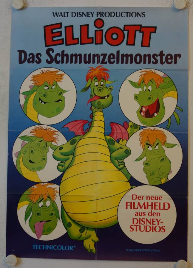 Elliott das Schmunzelmonster originales deutsches Filmplakat
